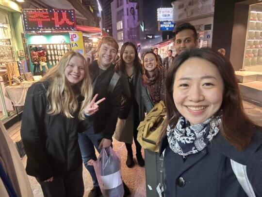 Staff and Students Exploring Seoul