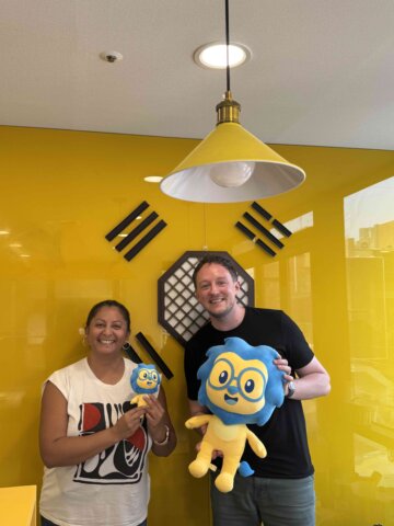 Raissa and Max with Lex